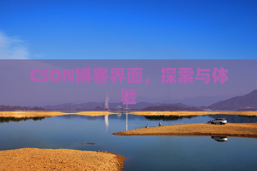 CSDN博客界面，探索与体验
